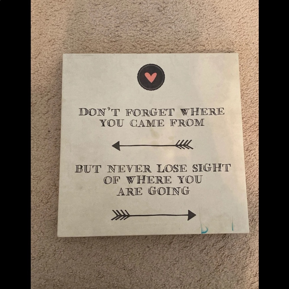 Inspirational canvas
